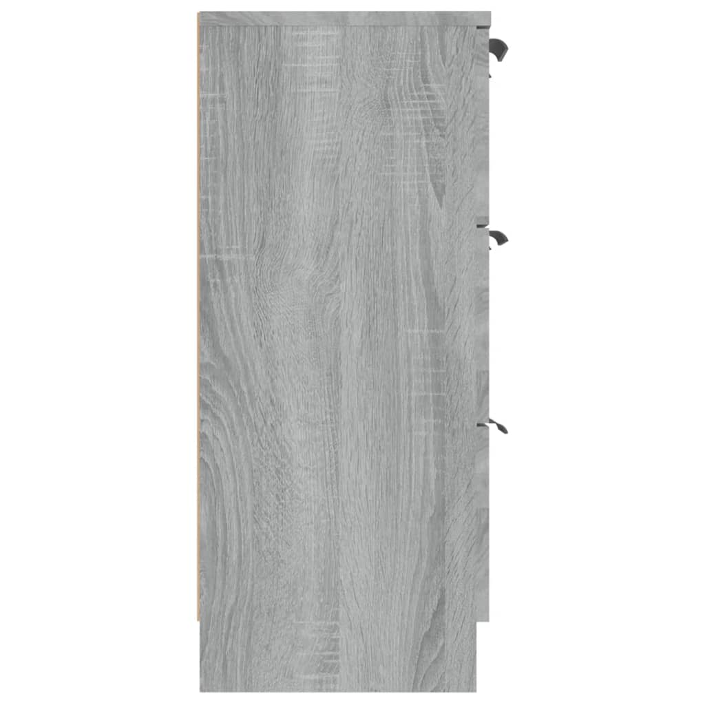 Sideboard Grau Sonoma 60x30x70 cm Holzwerkstoff
